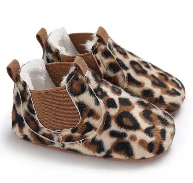 Little Leila - Leopard print boots - baby girl shoes