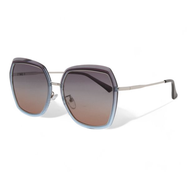 YITUO Gradient Stainless Steel Polarized Sunglasses 2027