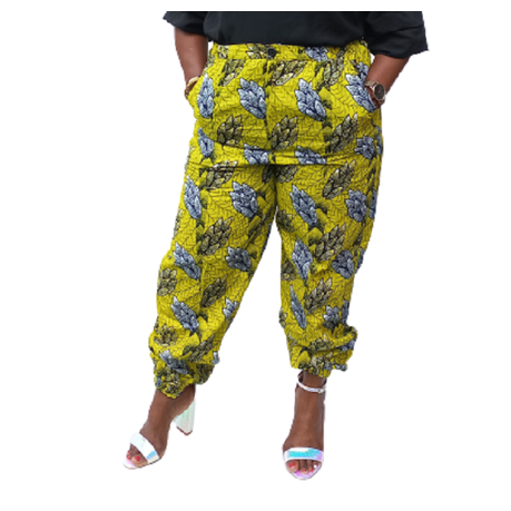 Ladies Yellow Angela Ankara Pants Shop Today. Get it Tomorrow