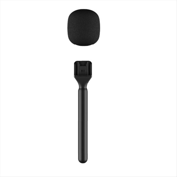 Mic Handle Microphone Handheld Stand with Mic Flag and Foam for Rode Wirele