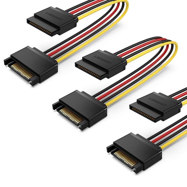 UGreen SATA 15-pin Power Extension Cable 3PC