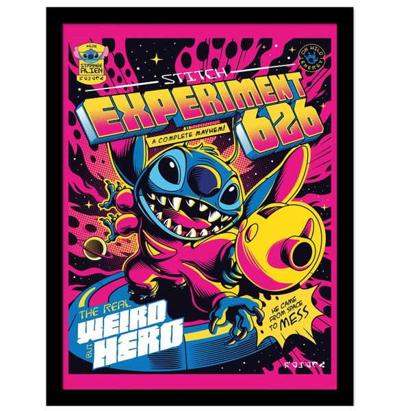 Stitch (Stitch Comic) Framed Collector Print 40cm x 30cm