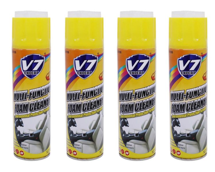 V7 Expert - 650ml Multifunctional Foam Cleaner - Pack of 4