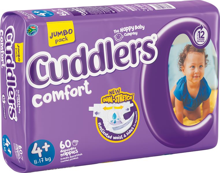 Cuddlers - Comfort - Size 4+ - 60s Jumbo Pack