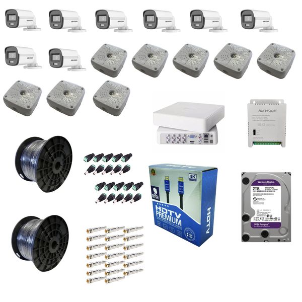 Hikvision 8-Channel Outdoor Full Set