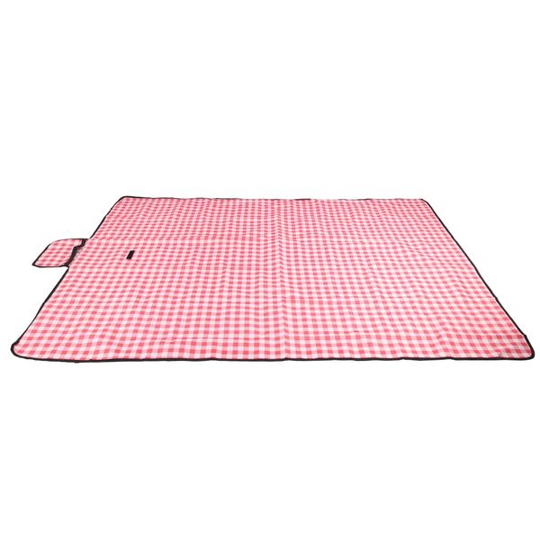 Outdoor Portable Washable Oxford Cloth Picnic Pad Red White