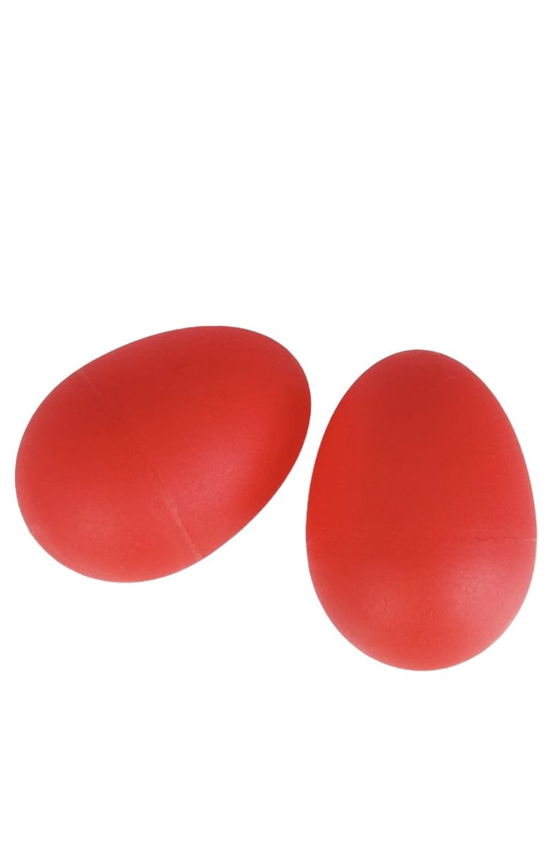 Vibrant Beats: Red Egg Shakers Percussion Instruments
