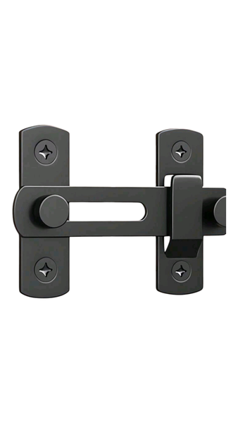 Stainless Steel Door Latch Lock + 4Piece Screws