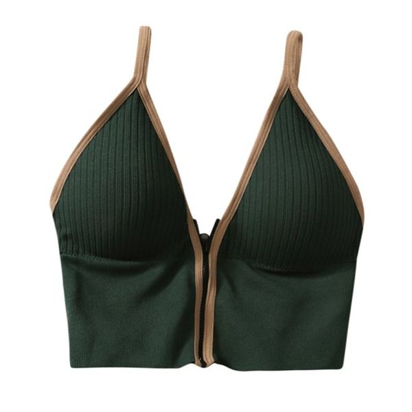 Basic V-Neck Crop Tank Top
