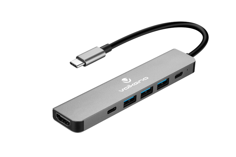 Volkano Expand series 6-in-1 Type-C Hub
