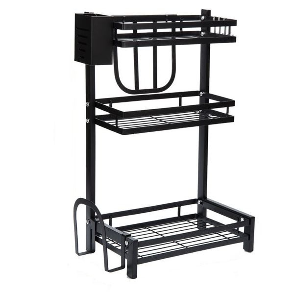 Simplicity 3 - Tier Spice Rack Stainless Steel - Kitchen Cabinet Organizer