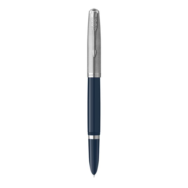 Parker 51 Fountain Pen - Midnight Blue Chrome Trim