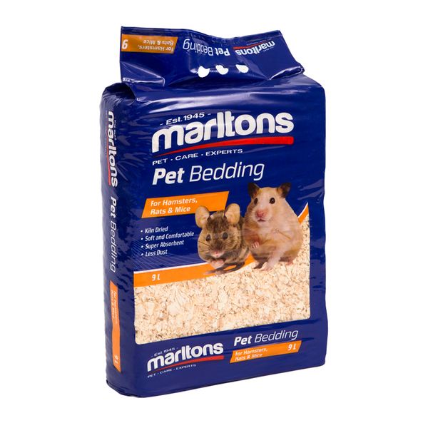 Marltons - Pet Bedding 9 Litre Compressed Brick - 2kg