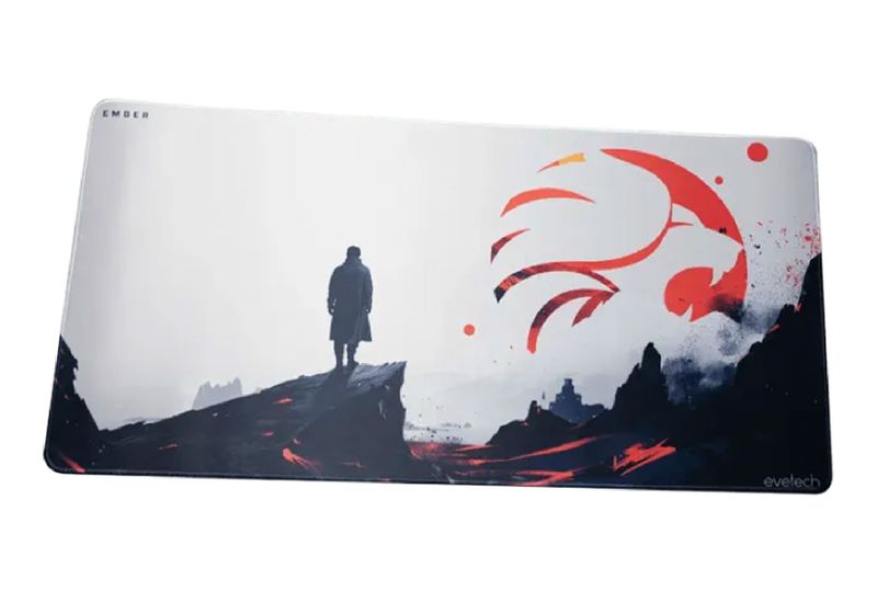 Evetech Ember XL Gaming Mousepad - 880mm x 440mm x 5mm Non-Slip Rubber Base