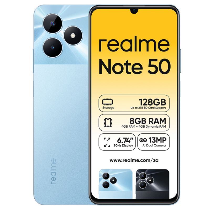 Realme Note 50 128GB LTE Dual Sim - Sky Blue | Shop Today. Get it ...