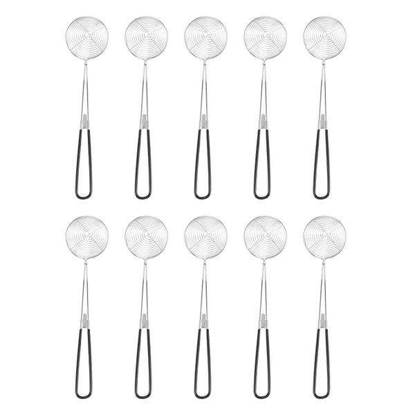 10 Pieces Hot Pot Strainer Scoops Stainless Steel Hot Pot Strainer