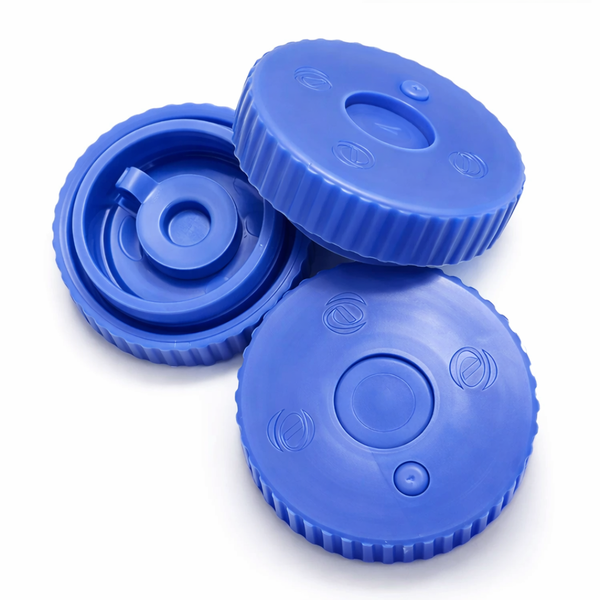 Reusable Food Safe Silicone 55mm Water Jug Lids - 3 Pack - Fits Aquazania