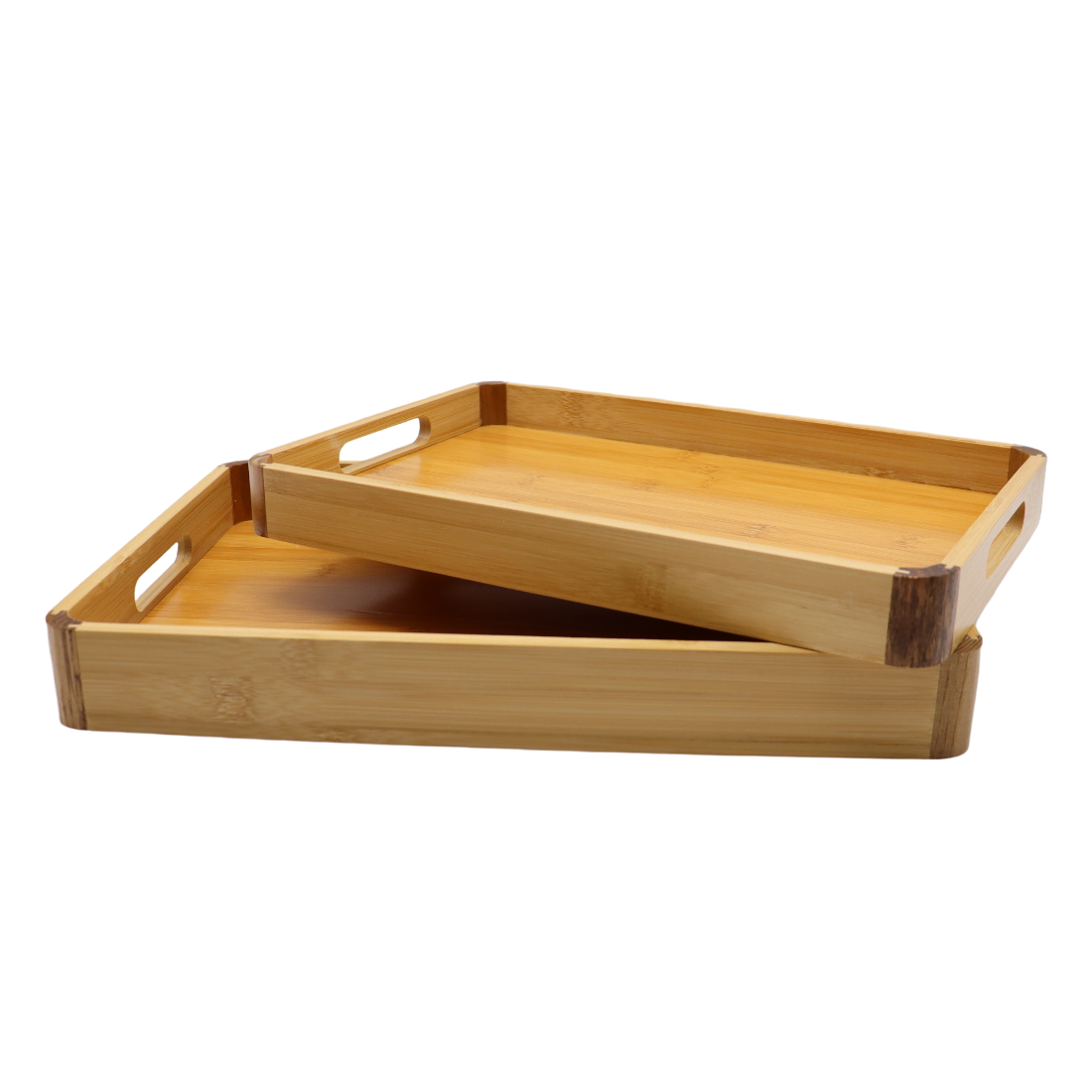 Home Serving Bamboo Trays Set of 2 Shop Today. Get it Tomorrow