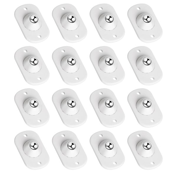 360 Rotation Self-adhesive Casters - Pack of 16