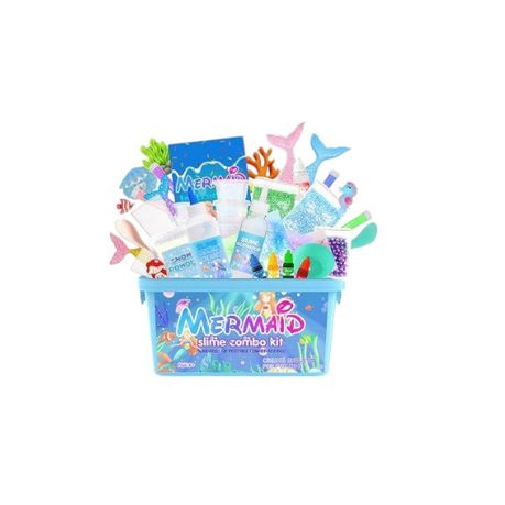 Ice Cream Slime Kit - Creative DIY with Confetti & Mermaid Tails for Kids Image