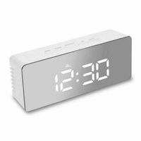 Mirror LED Alarm Clock