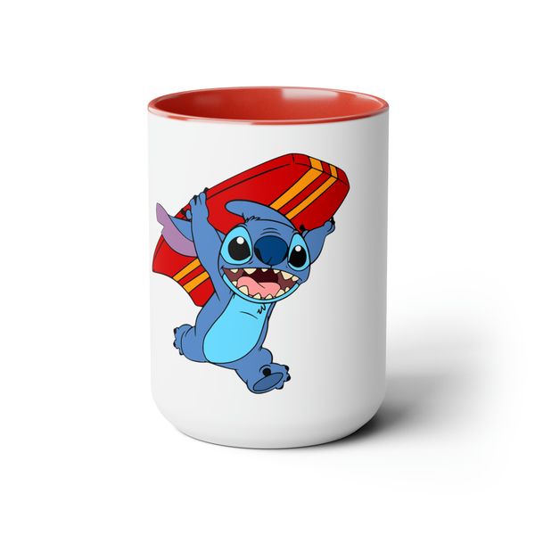 Surfboard Stitch Mug 11-Ounce