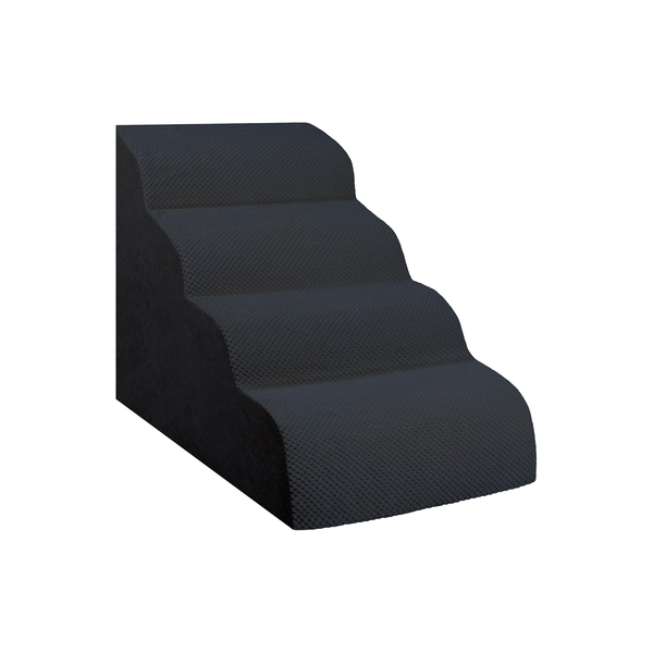 4 Tiers Foam Dog Stairs Non Slip Pet Steps for Small Dogs High Beds Couch