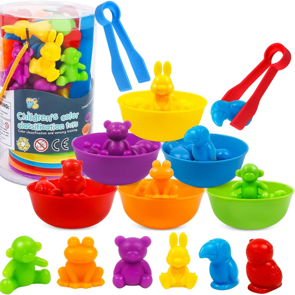 Cutesy Animal - Colour Classification, Counting, Sorting, Matching Toy