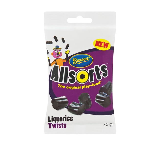 Beacon - Allsorts Liquorice Twists 24x75g