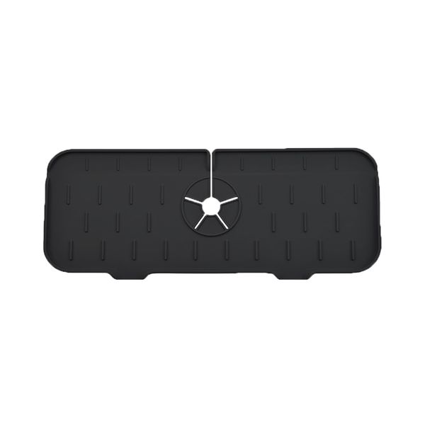 Silicone Faucet Water Catcher Mat Water Splash Guard Draining Pad