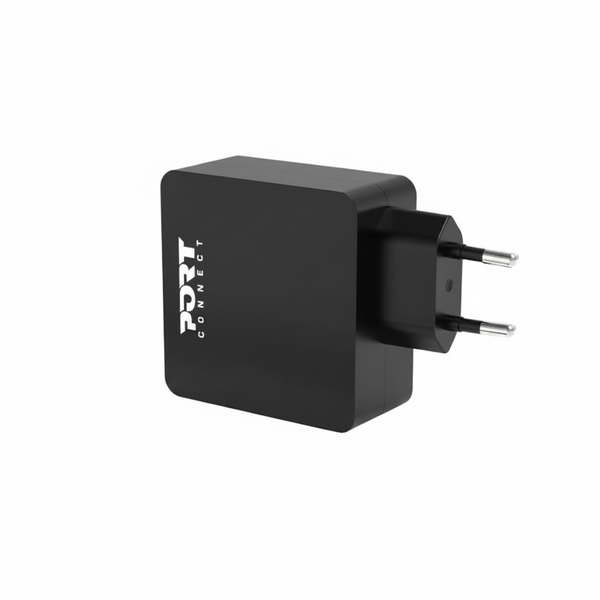 Port 45W Universal Notebook Adapter with Multiple Tips for Laptops