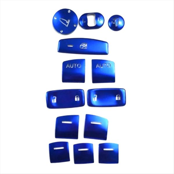 13 Pcs Window Glass Lift Switch Button Cover Compatible with Honda