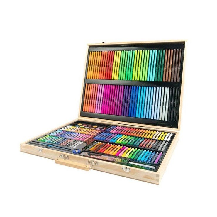 251 Pieces Artistic set for painting in a suitcase | Shop Today. Get it ...