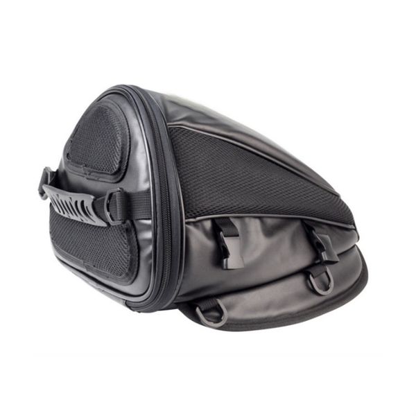 Black Universal Motorcycle Tail Bag