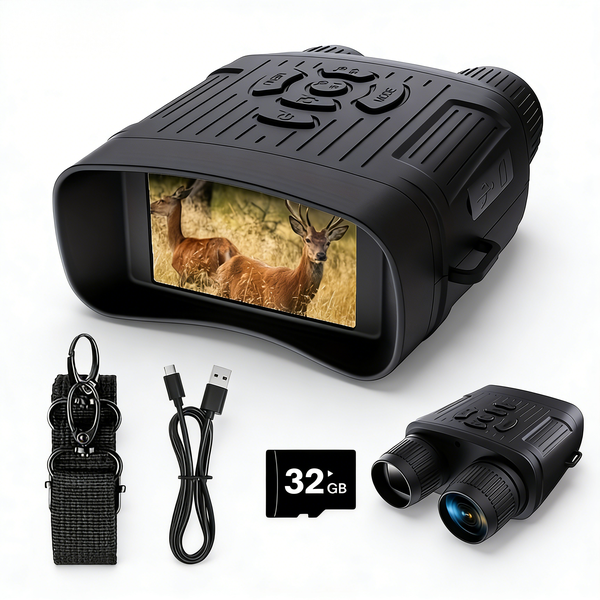 Upgraded Night Vision Binoculars for Adults - 3.0 Inch hd