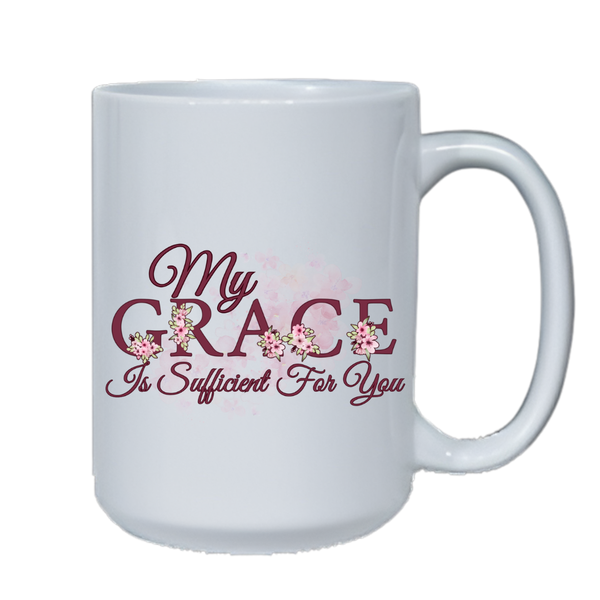 My Grace Is Sufficient for You 443ml Jumbo Coffee Mug