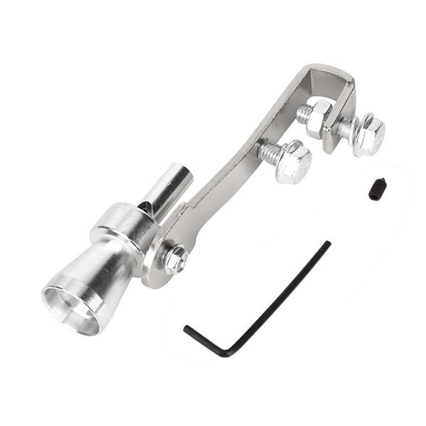 Trumpet Type Turbo Sound Simulator Whistle for Motorcycle Exhaust Pipe (S)