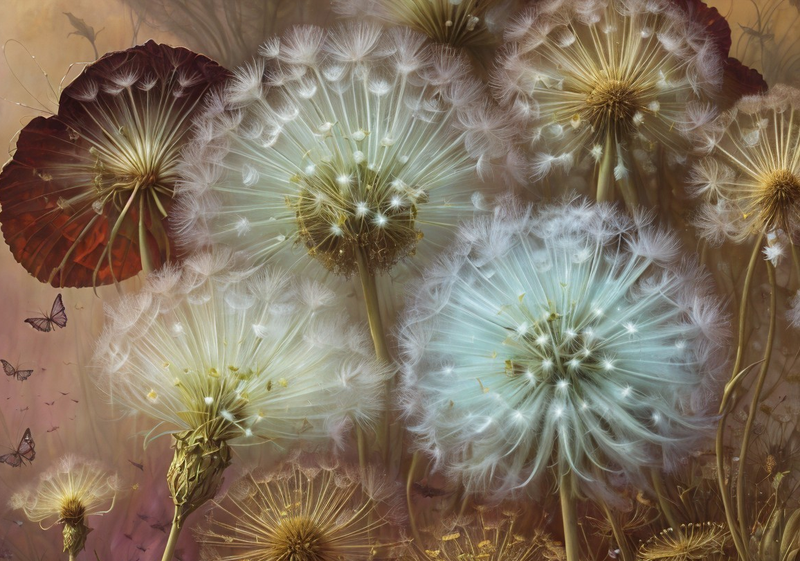 Canvas Wall Art Home Decor - Dandelions