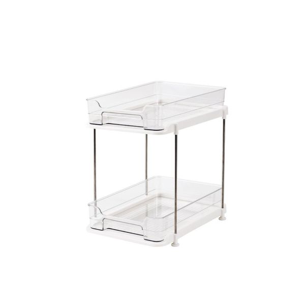 White Plastic Household Storage Containers