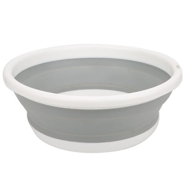White Foldable Plastic Fishing Bait Basin