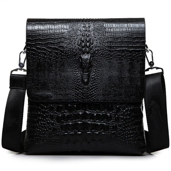 Crocodile Grain Crossbody Bag
