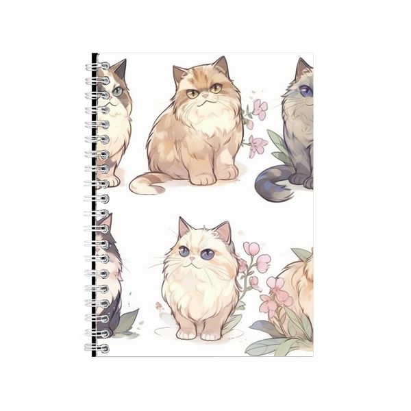 HIMALAYAN CAT Watercolor Gift Idea A5 Notebook Christmas