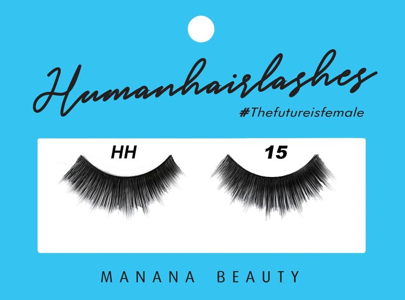 Manana Human Hair Eyelashes - HH15 Kadija