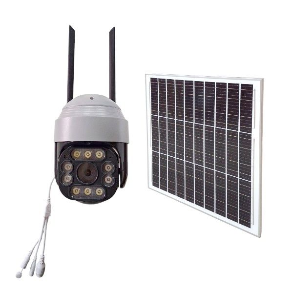 D3M-4G-15W Solar Powered Smart IP Camera with AI Detection &amp; CamHiPro