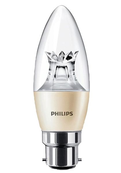 Philips Lighting (929001815602) LED Light Bulb, Filament Candle, BA22d / BC