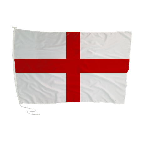 England Flag with Rope and Toggle - 180 x 120cm