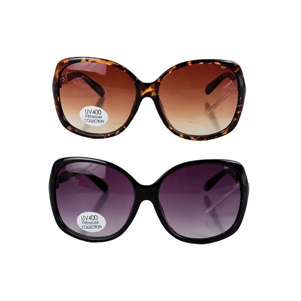 Bulk Pack x 2 Sunglass Premium ladies Square Oversized Classic