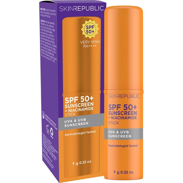 Skin Republic SPF 50+ Sunscreen + Niacinamide 5% Stick