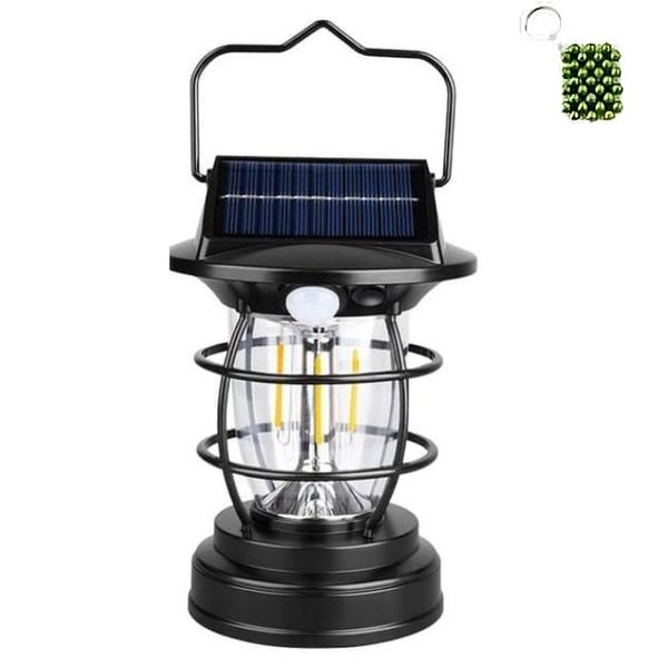 Portable Waterproof Solar Camping Lantern And A Keyholder