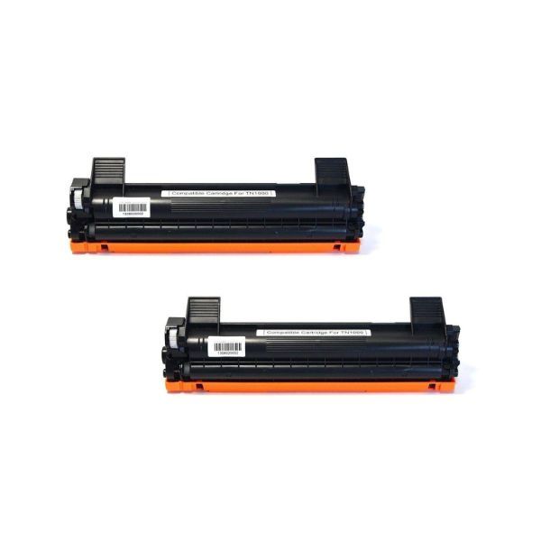 Inksaver Brother TN1000 / TN-1000 / 1000 Pack of 2 Compatible Black Toners